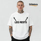 Urbntees Leg Rests Funny Arrow Design Organic Cotton Unisex T-Shirt