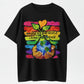Raised Hand Print Imagine Lyrics Tee