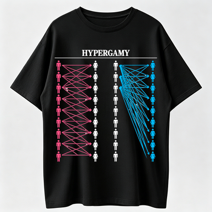 100% Cotton Hypergamy Meme Funny Dating Strategy Sarcastic Relationship T-Shirt
