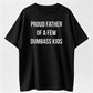 Mens Proud Father Of A Few Dumbass Kids T Shirt Funny Parenting Fathers Day Tee Mens Funny T Shirts Cool Vintage Fashion T-Shirt Gift