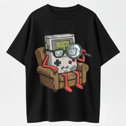 100% Cotton "Detective Game Boy" T-Shirt – Retro Gaming Humor Tee