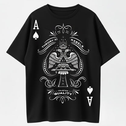 100% Cotton "Theory XI Rebels" T-Shirt – Ace of Spades Design