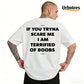 Urbntees Terrified of Boobs Funny Sarcastic Organic Cotton Unisex T-Shirt