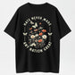 Hate Never Made Any Nation Great Peace Floral Organic Cotton Unisex T-Shirt