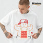 Urbntees Sausage Abs Muscle Man Funny Organic Cotton Unisex T-Shirt
