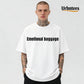 Urbntees Emotional Baggage Sarcastic Quote Organic Cotton Unisex T-Shirt