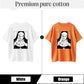 Urbntees Rebel Nun Smoking Cigar Sarcastic Graphic Pure Cotton Tee