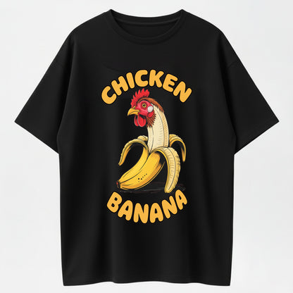 CHICKEN BANANA Funny Meme Mashup T-Shirt
