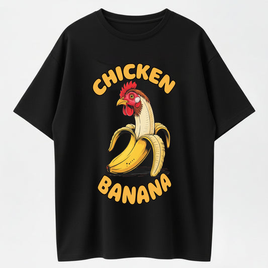 CHICKEN BANANA Funny Meme Mashup T-Shirt