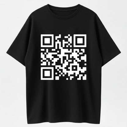 QR Code Scan Me Funny Mystery Organic Cotton Unisex T-Shirt