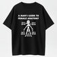 Urbntees Man's Guide to Female Anatomy Funny Sarcastic Organic Cotton Unisex T-Shirt