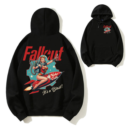 Nuka Coca Fallout Vintage T-shirt/ Hoodie, Vintage Unisex T-Shirt for Man and Women, Cotton Sleeve, Retro Tops Fashion