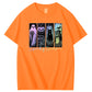 Spookey Season  Pattern  Print 100%Cotton T-Shirt