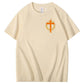 When God Made Me He Grinned  And Said This'll Be Fun Funny Pattern  Print 100%Cotton T-Shirt