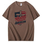 Jesus Lovin' America Pattern Print 100%Cotton T-Shirt