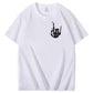 Chill The Fourth Out  Skull Pattern  Print 100%Cotton T-Shirt