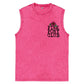 I'm Gonna Keep On Dacing Print Washed Cotton Sleeveless Tank Tops