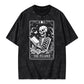 Halloween The Reader Tarot Card Unisex Washed T-shirt