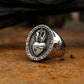 Kors Hjerte Signet Ring Personlig Ring