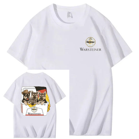 Dogs Beer German Shepherd T-Shirt