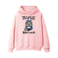 Don't Like Me Fuck Off Problem Solved Pattern Print 100%Cotton Hoodie