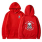 BALCK SHEEP OF MY FAMILY Skull Black Print Hoodie
