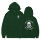 BALCK SHEEP OF MY FAMILY Skull Black Print Hoodie