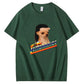 Trendy Funny Cotton Crew Neck Graphic Tees