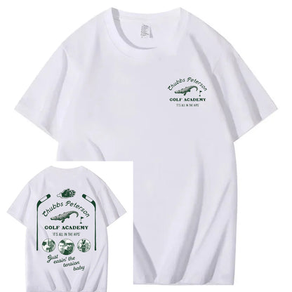 Chubbs Peterson Golf Academy Funny Golf Happygilmore T-shirt