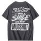 When It Comes To My Child I Will Smile In My Mugshot Printed Men's T-shirt