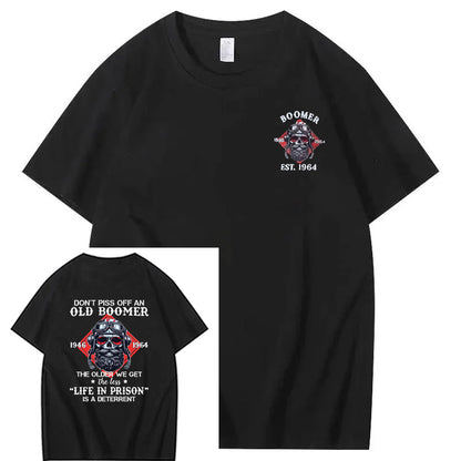 Custom Don't Piss Off An Old Boomer T-shirt