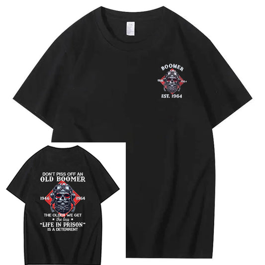 Custom Don't Piss Off An Old Boomer T-shirt