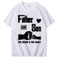 Daddy Father Son Matching Quote Design For Men T-Shirt