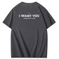 Cute & Sarcastic Love Tee – Perfect for Shy People