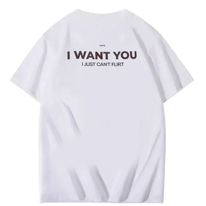 Cute & Sarcastic Love Tee – Perfect for Shy People