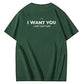 Cute & Sarcastic Love Tee – Perfect for Shy People