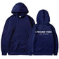Cute & Sarcastic Love Hoodie – Perfect for Shy People
