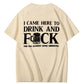 Funny Party Shirt – Drink & Fun Statement Tee