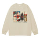 Merry Christmas Santa Claus Reindeer Car Xmas Gift Sweatshirt
