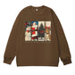 Merry Christmas Santa Claus Reindeer Car Xmas Gift Sweatshirt