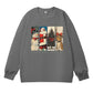 Merry Christmas Santa Claus Reindeer Car Xmas Gift Sweatshirt