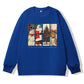 Merry Christmas Santa Claus Reindeer Car Xmas Gift Sweatshirt