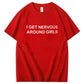 Humor Graphic Tee for Shy Guys