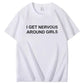 Humor Graphic Tee for Shy Guys