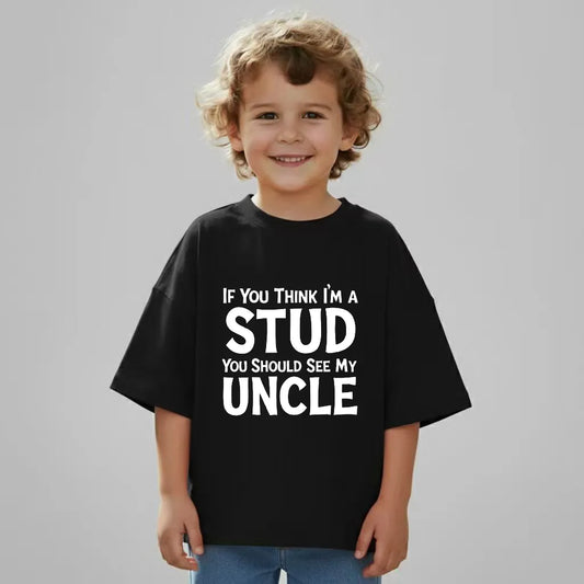 Children’s Humor Tee – Cool Uncle Gift Shirt for Kids