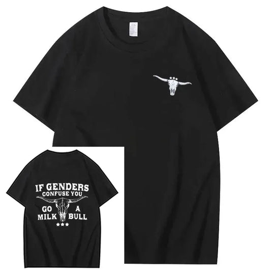 New Bold & Funny Graphic Tee – If Genders Confuse You