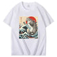 Cat-zilla Funny Parody T-Shirt – Godzilla Cat Graphic Tee