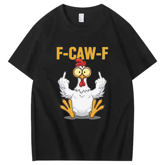 Funny Chicken "F-CAW-F" T-Shirt