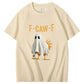 F-CAW-F Quirky Chicken Ghoul Graphic T-Shirt