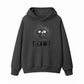 F-CAW-F Quirky Big-Eyed Crow Hoodie
